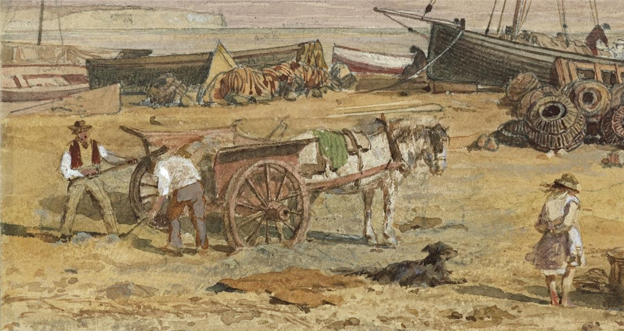 G. R. Smith Watercolour Painting Shanklin Isle Of Wight 1882  19th Century4