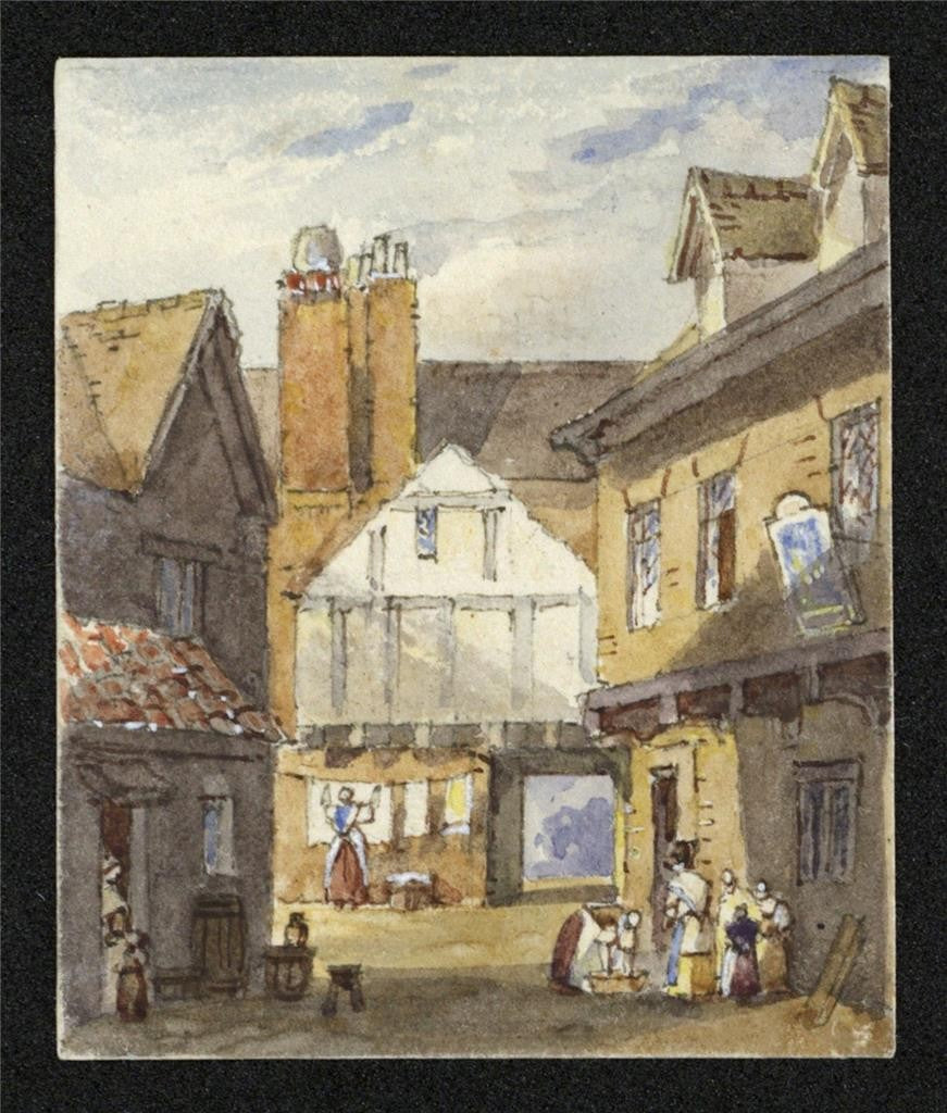 Style Of Samuel Prout - Miniature Watercolour Painting - 19th Century1