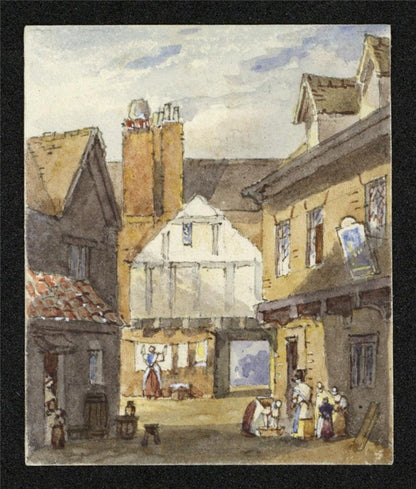 Style Of Samuel Prout - Miniature Watercolour Painting - 19th Century1