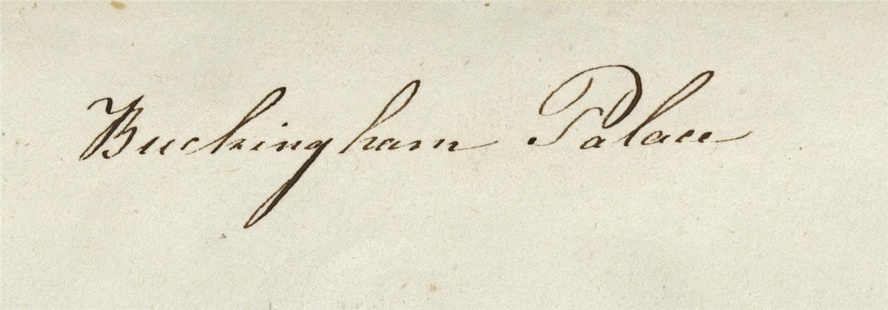 Mary Webster (1794-1883) Watercolour Painting Buckingham Palace London 18413