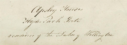 Mary Webster (1794-1883) Watercolour Painting Apsley House Hyde Park London 18414