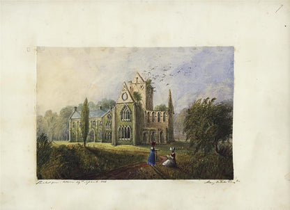 Mary Webster - Watercolour Painting - Pluscarden Abbey Near Elgin Scotland 18447