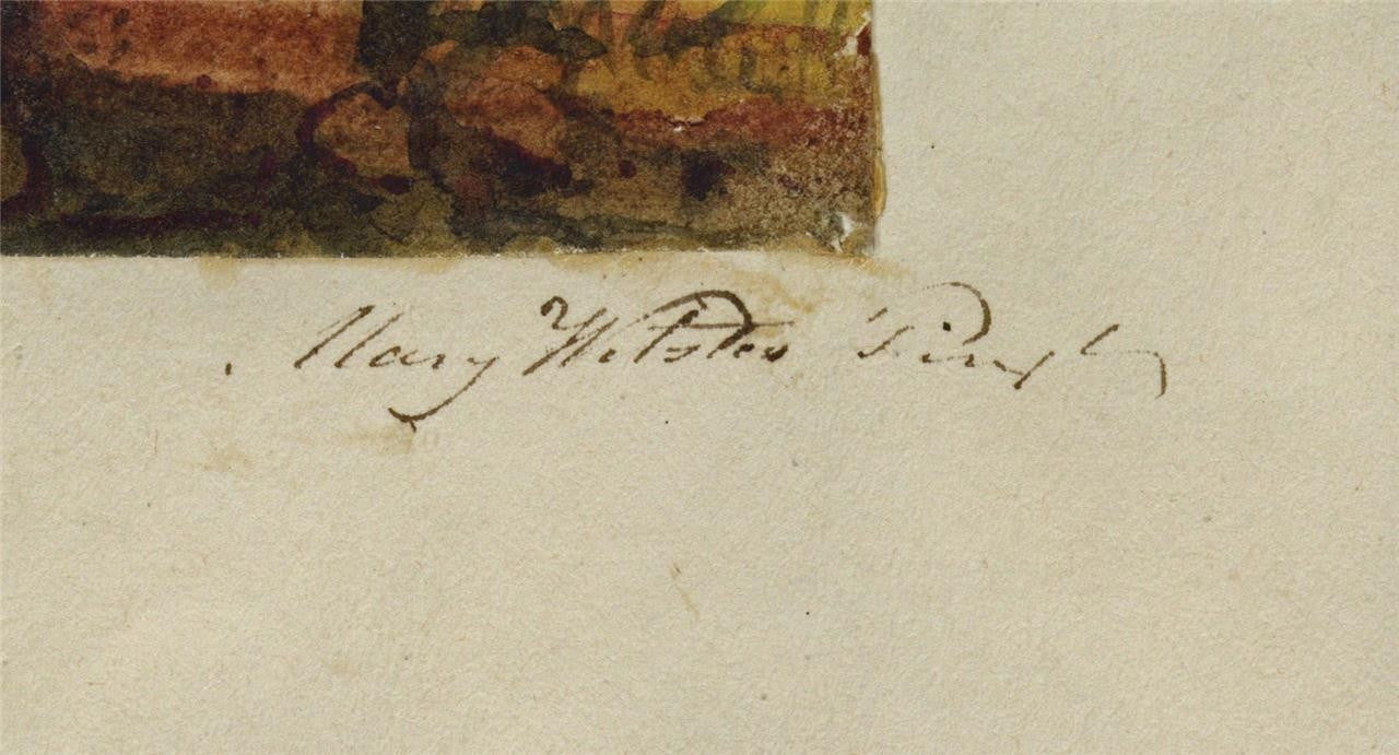 Mary Webster (1794-1883) - Watercolour Painting - Pevensey Castle Sussex - 18422