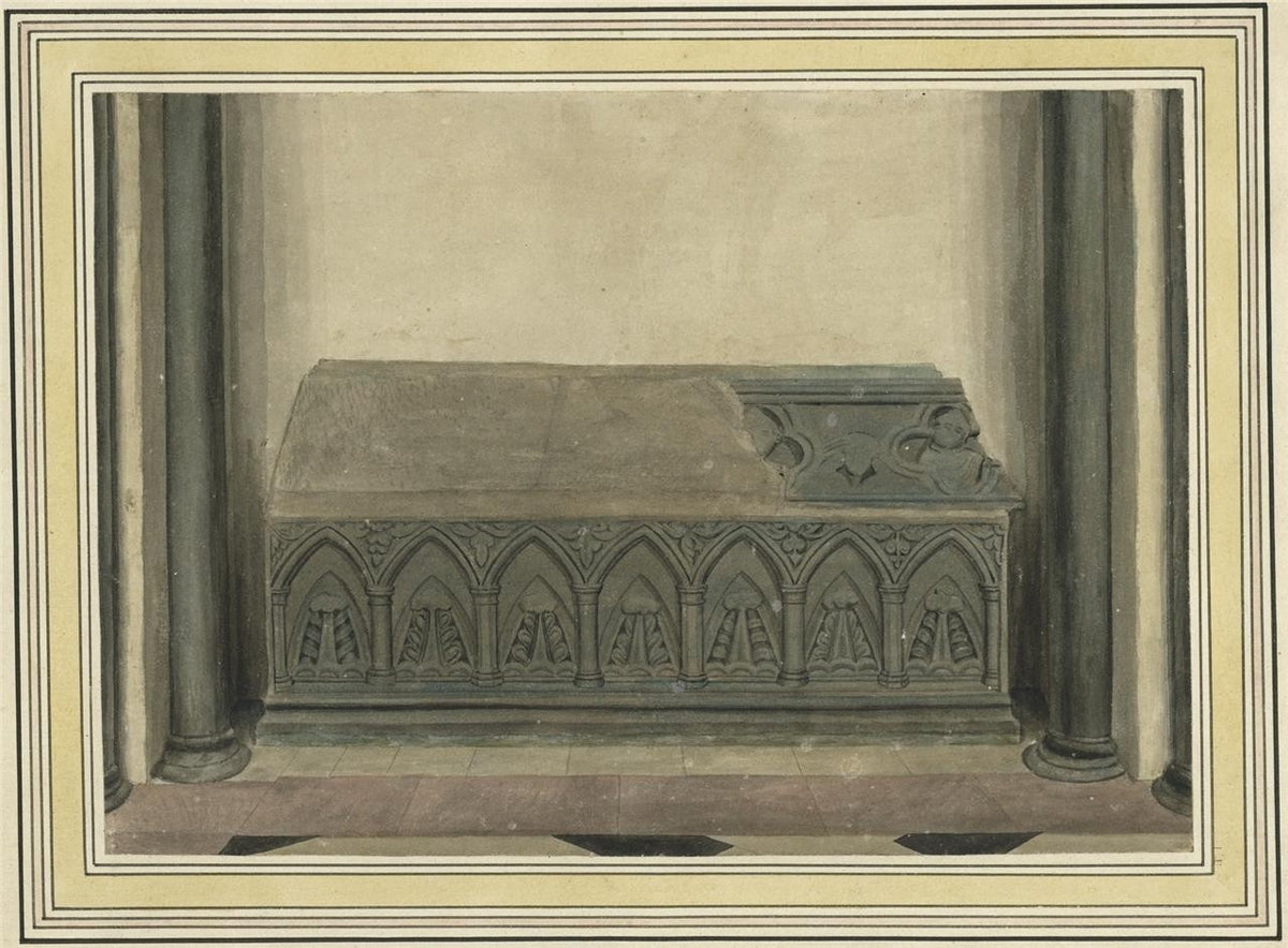 Thomas Fisher (1772-1836) - Watercolour Painting - Rochester Cathedral Kent 17906