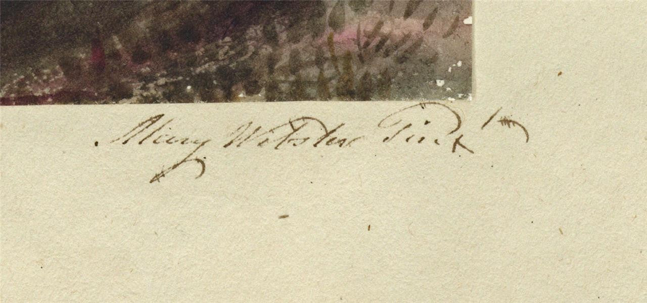 Mary Webster (1794-1883) Watercolour Painting - Eastbourne Church 18422