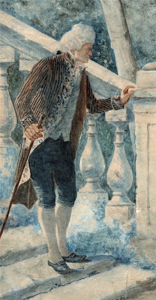 Luigi Maggiorani - Watercolour Painting - Rome / Roma Italy 1875 19th Century6