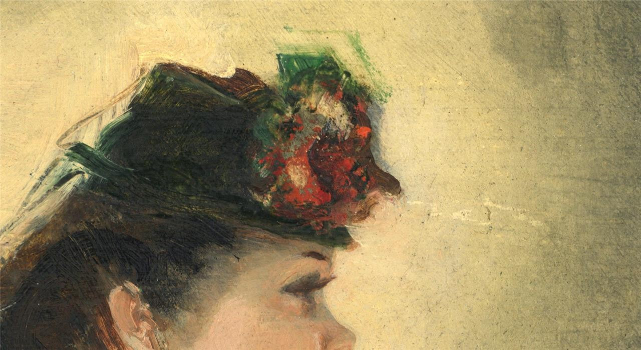 William Henry Barribal - Oil Painting - Portrait Of A Lady - 20th Century10