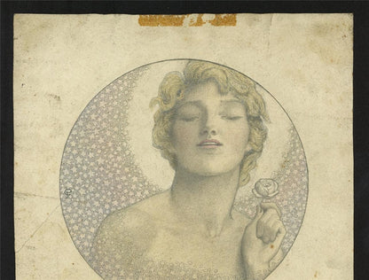 Cecil French (18791953) Pencil Drawing  The Flowering Of The Ages9