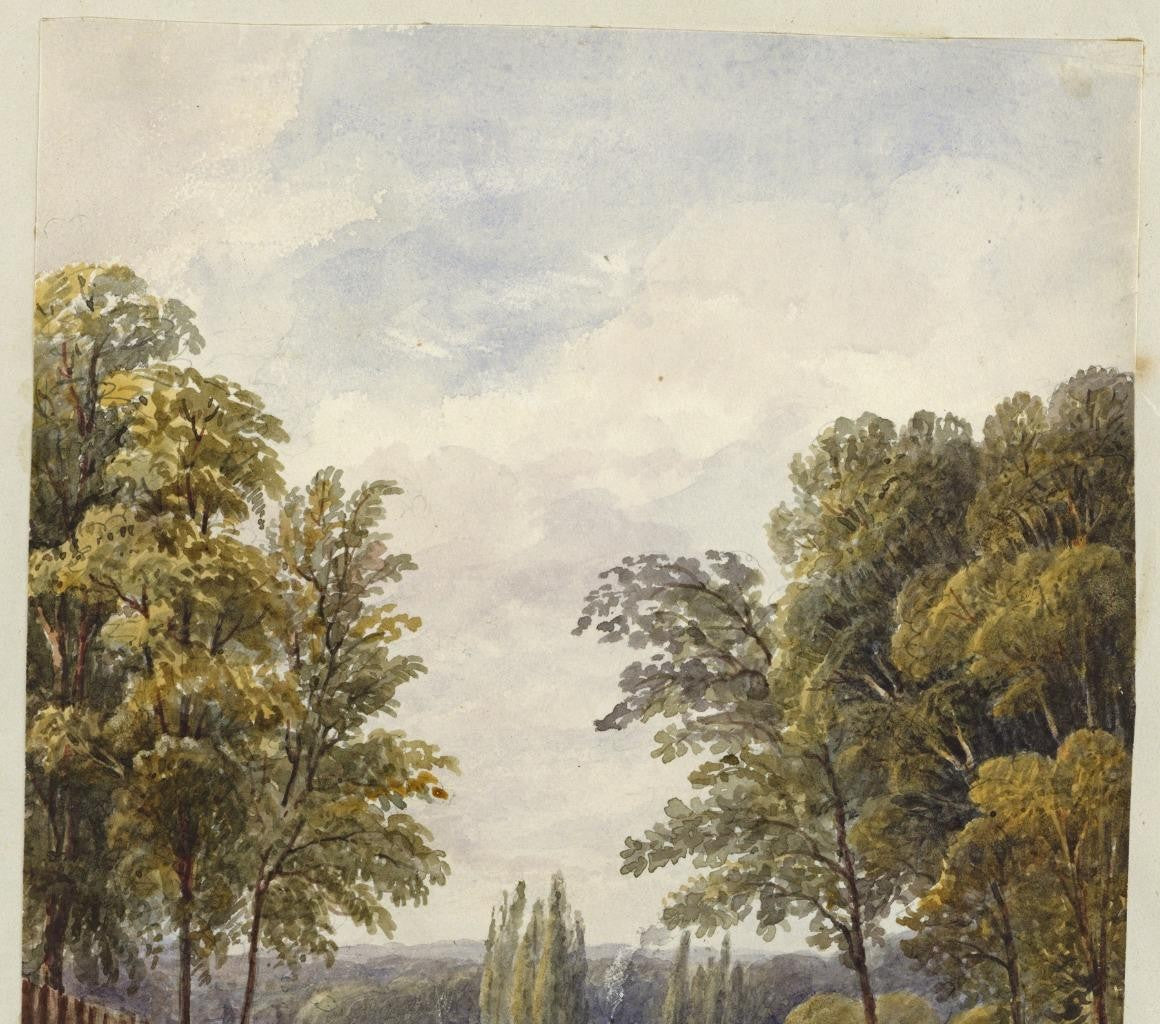 Mary Webster (1794-1883) Watercolour Painting - Harrow Near Sudbury London 18387