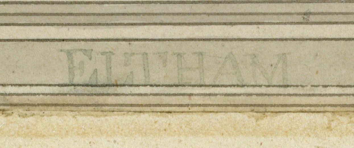 John Hassell (1767-1825) Watercolour Painting - Eltham, Kent - c17912