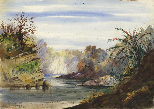 Kalagarh India 1907 - Watercolour Painting - Arthur Herbert Hussey (1863-1923) 20