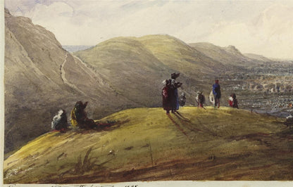 Mary Webster Watercolour Painting View From The Devil's Dyke Near Brighton 18382