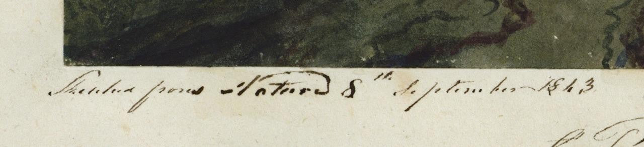 Mary Webster (1794-1883) Watercolour Painting St Peter's Broadstairs Kent 18433