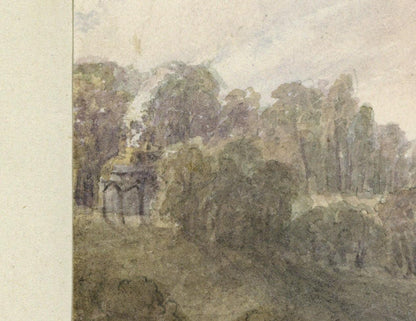 Mary Webster (1794-1883) Watercolour Painting - Harrow On The Hill London 18389