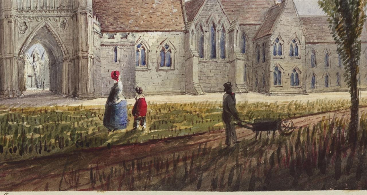 Mary Webster - Watercolour Painting - St Augustine's Abbey Canterbury 18466