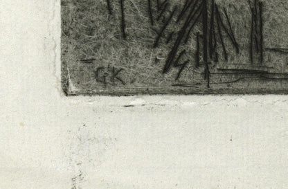 Gertrude Keeling - Pencil Signed Etching - Windsor Wharf London - River Thames3