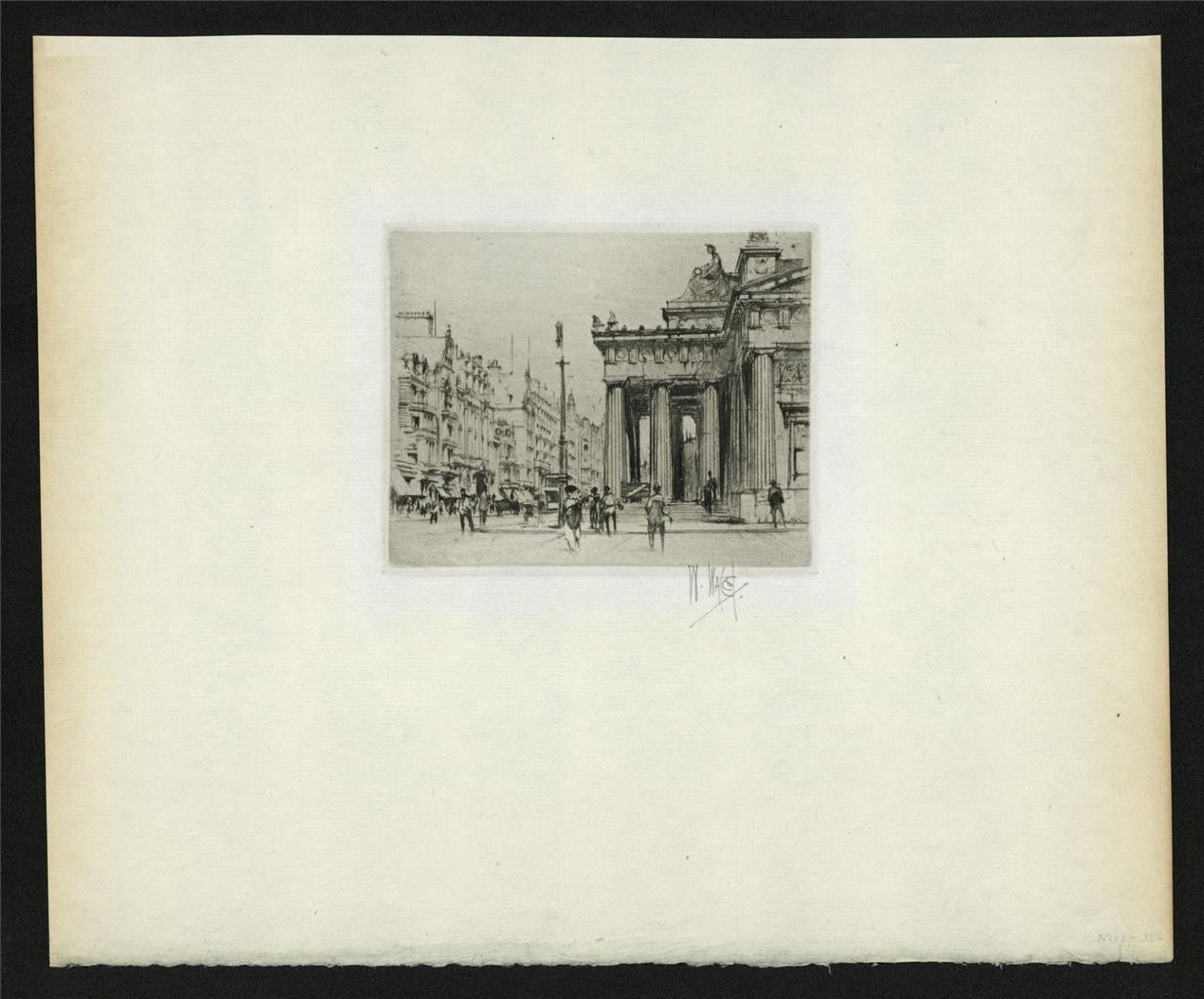 William Walcot (1874-1943) Signed Etching Royal Scottish Academy Edinburgh1
