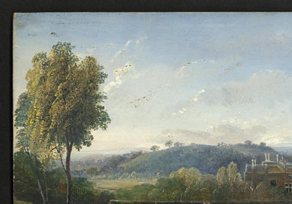 Mary Webster (1794-1883) Oil Painting - Figures In Rural Landscape 19th Century5