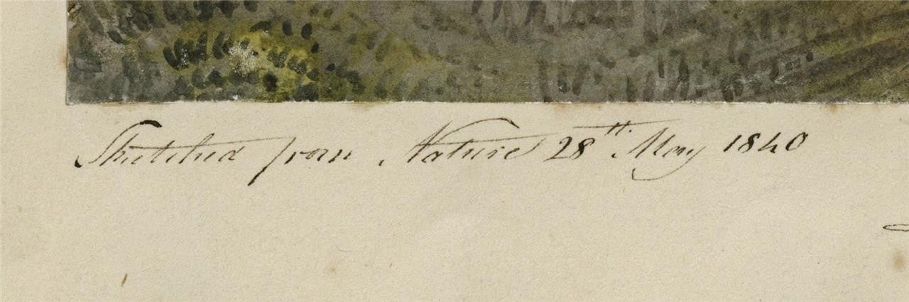 Mary Webster (1794-1883) - Watercolour Painting Dowdeswell Near Cheltenham 18403