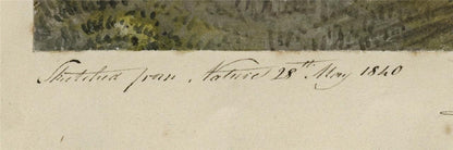 Mary Webster (1794-1883) - Watercolour Painting Dowdeswell Near Cheltenham 18403