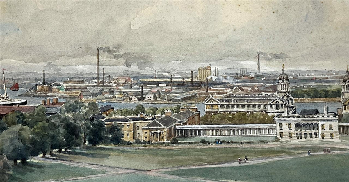 C B Core Watercolour Painting Greenwich London 19384