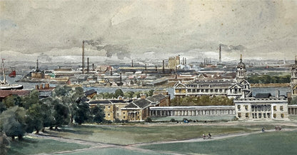 C B Core Watercolour Painting Greenwich London 19384