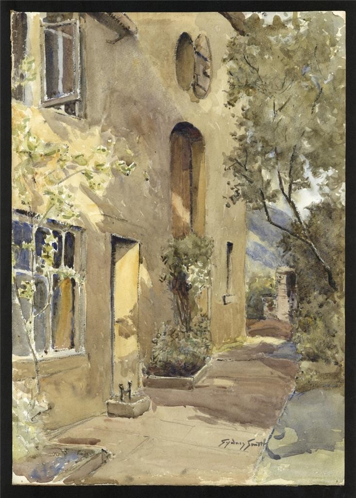 Sydney Smith (1912-1982) Watercolour Painting - 20th Century2