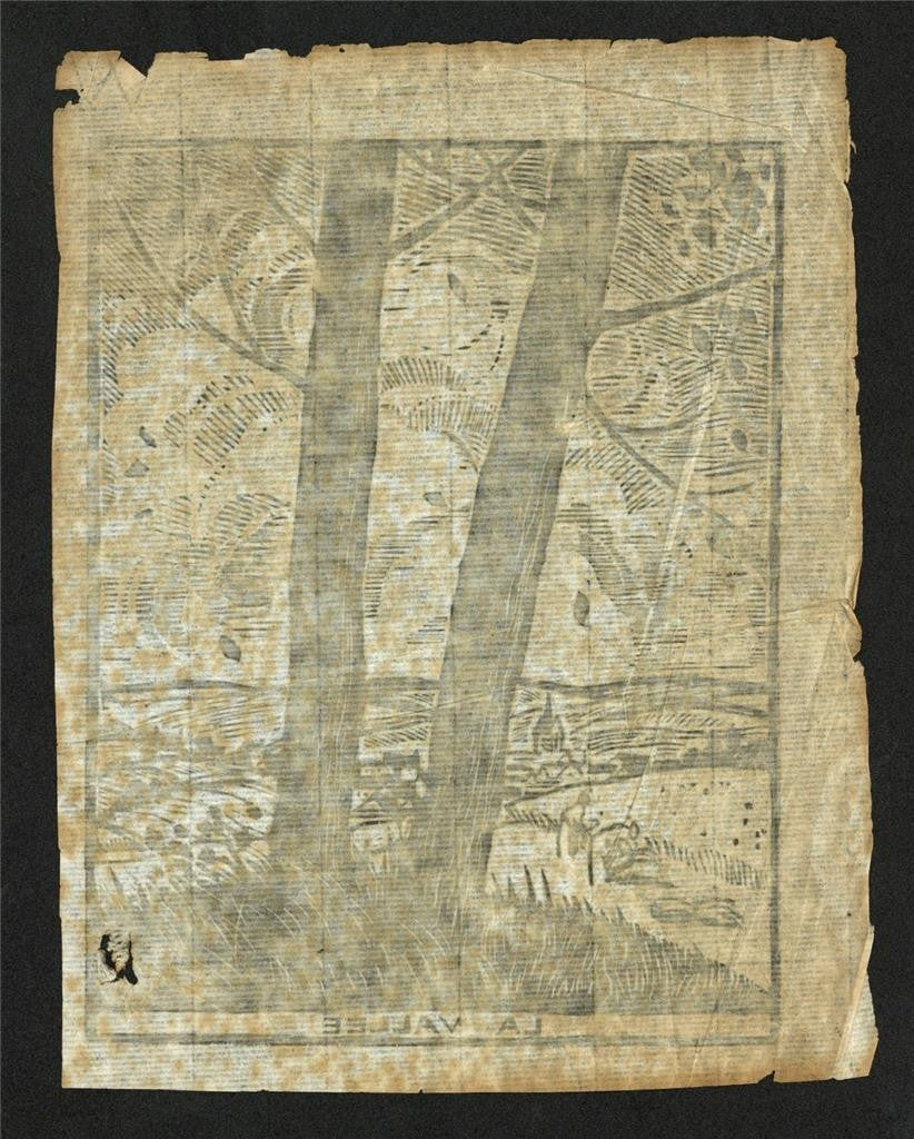 Ludovic-Rodo Pissarro (1878-1952) Antique Woodcut - La Vallee5