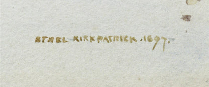 Ethel Kirkpatrick (1869-1966) Watercolour Painting - Boats In Harbour 18971