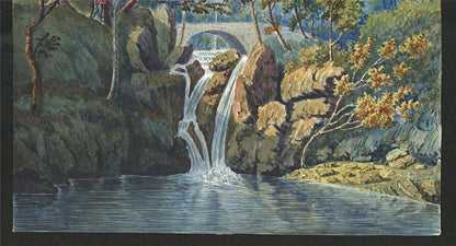 James Wilcox (1778-1865) Watercolour Painting Rydal Park Near Ambleside 18045