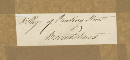 Mary Webster (1794-1883) Watercolour Painting - Reading Street Broadstairs 18437