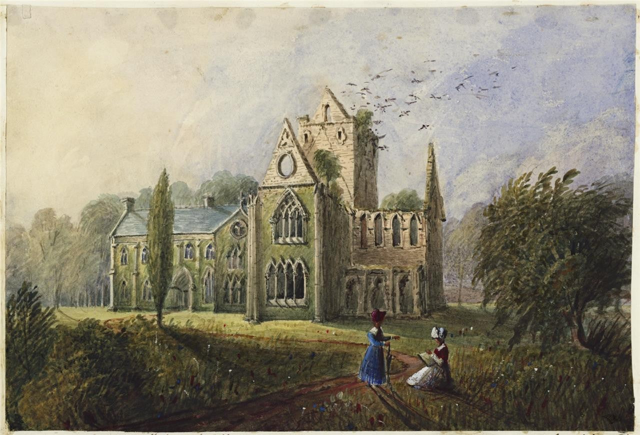 Mary Webster - Watercolour Painting - Pluscarden Abbey Near Elgin Scotland 18440