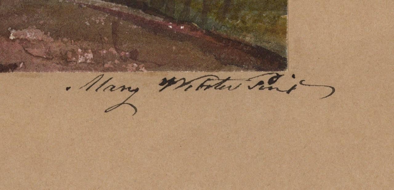 Mary Webster (1794-1883) Watercolour Painting  Beeston Regis Priory Near Cromer2