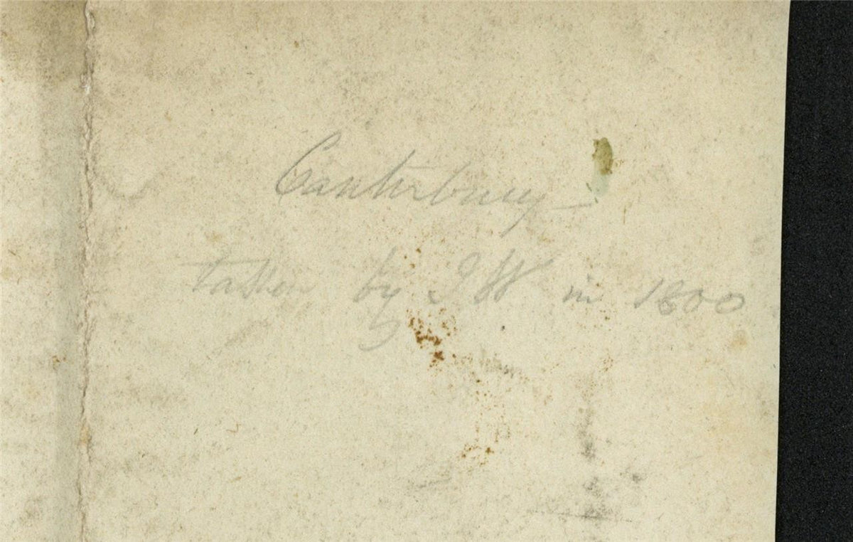 James Wilcox (1778-1865) Watercolour Painting - Canterbury 180014