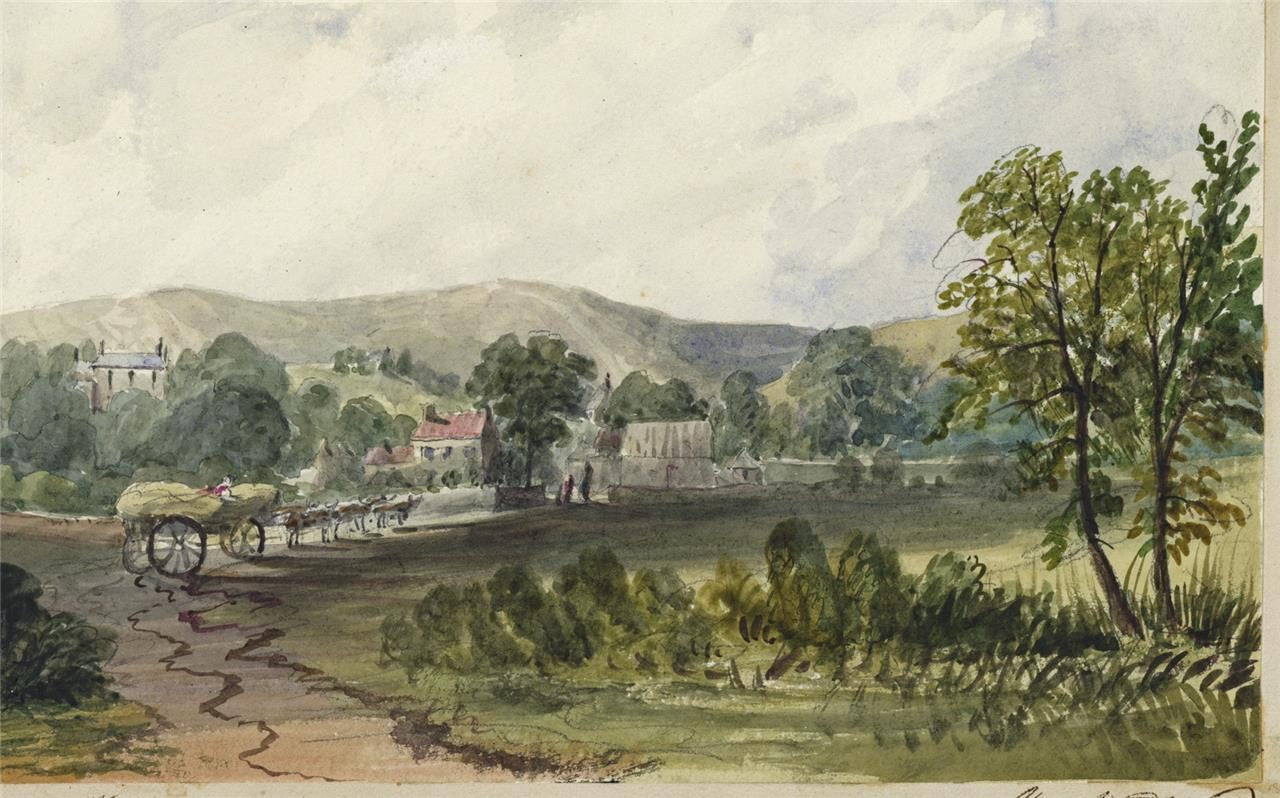 Mary Webster (1794-1883) Watercolour Painting - Southfield Sussex 18426