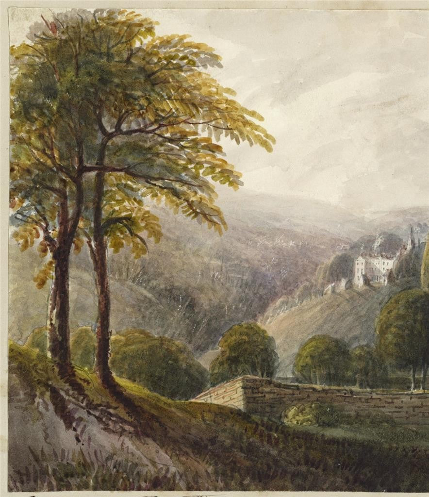 Mary Webster (1794-1883) Watercolour Painting Dowdeswell Near Cheltenham 18407