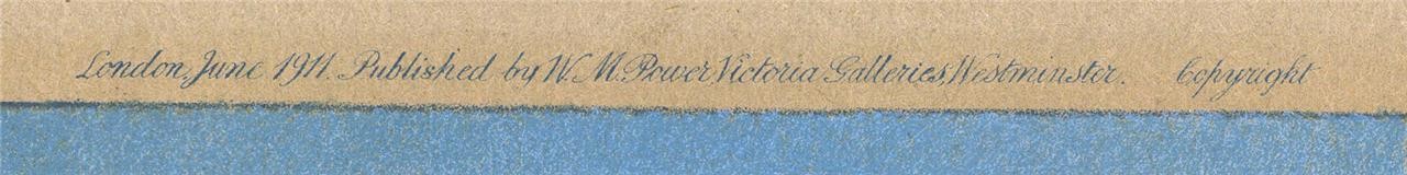 Thomas Robert Way (1861-1913) Pencil Signed Lithograph Westminster Abbey London5