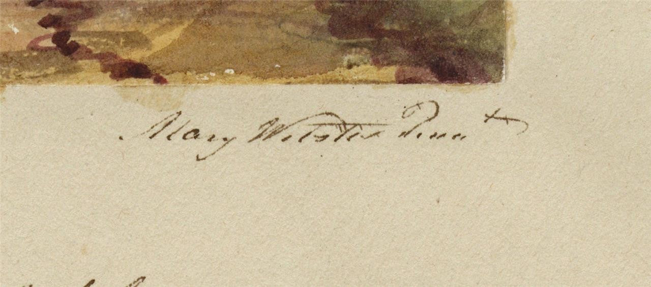 Mary Webster (1794-1883) - Watercolour Painting - Ashburnham Park Sussex 18422