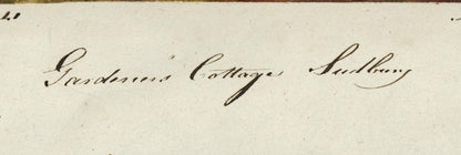 Mary Webster (1794-1883) Watercolour Painting - Cottage At Sudbury London 18414