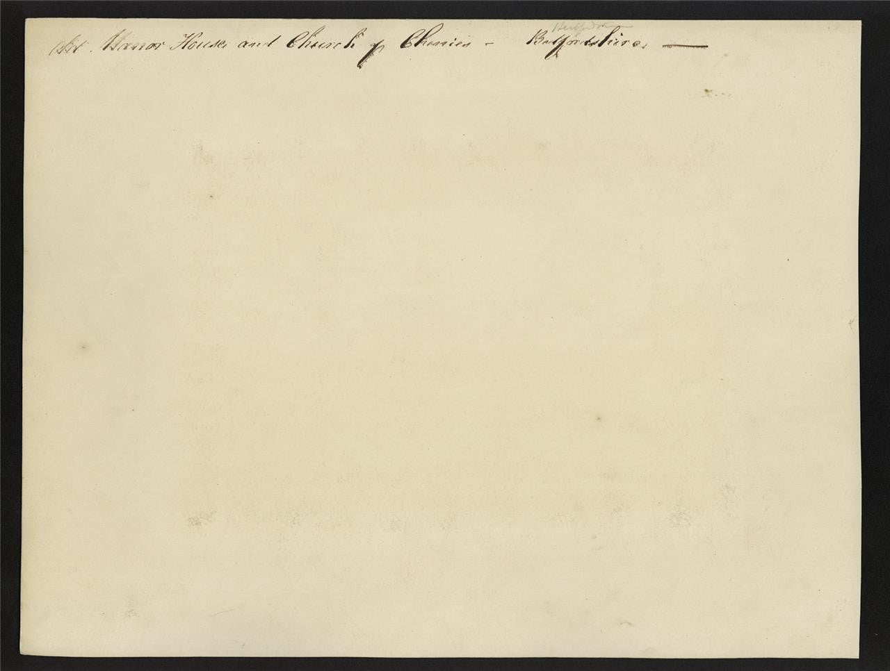 Mary Webster (1794-1883) Watercolour Painting - Chenies Buckinghamshire 18457