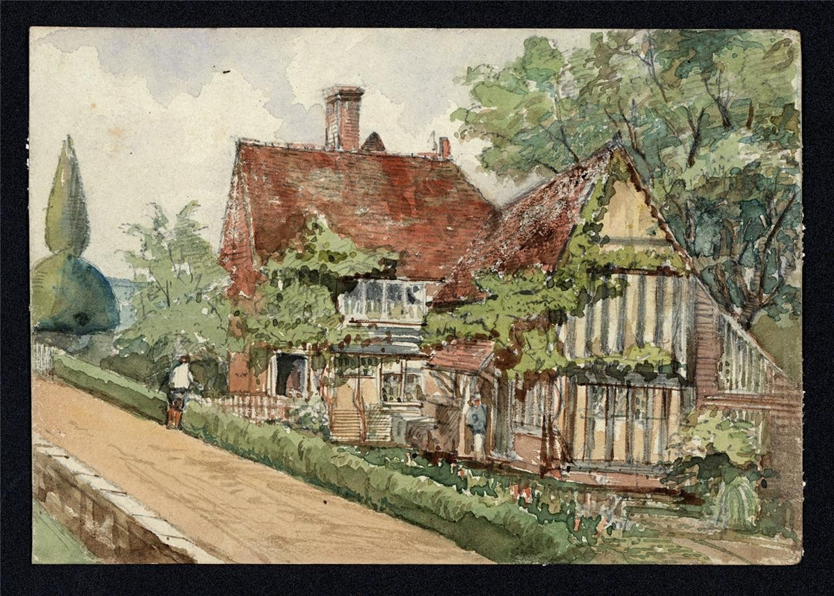 Goudhurst, Kent - Small Watercolour Painting - James Foster Wadmore1