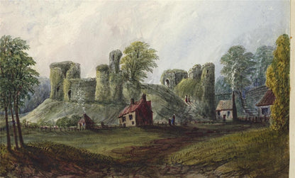 Mary Webster (1794-1883) - Watercolour Painting - Pevensey Castle 18426