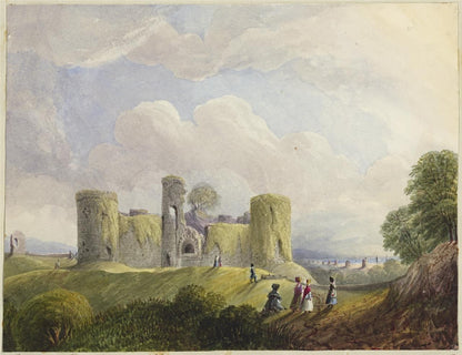 Mary Webster (1794-1883) - Watercolour Painting - Pevensey Castle Sussex 18420
