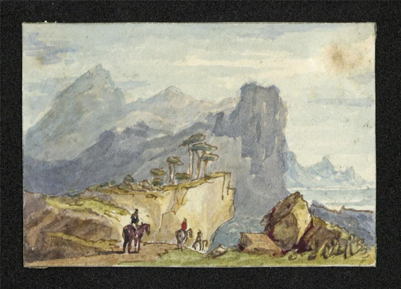 Style Of Samuel Prout - Miniature Watercolour Painting - 19th Century - 151