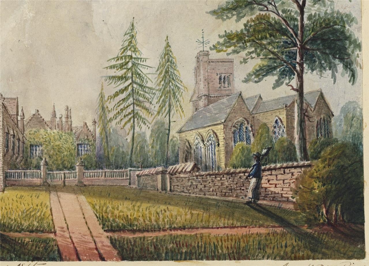 Mary Webster (1794-1883) Watercolour Painting - Chenies Buckinghamshire 18455