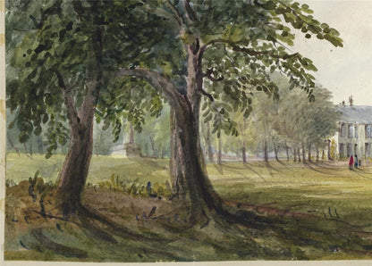 Mary Webster (1794-1883) Watercolour Painting - Old Eastbourne 19th Century4