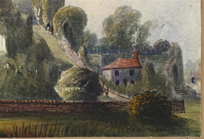 Mary Webster (1794-1883) - Watercolour Painting - Pevensey Castle Sussex - 185210