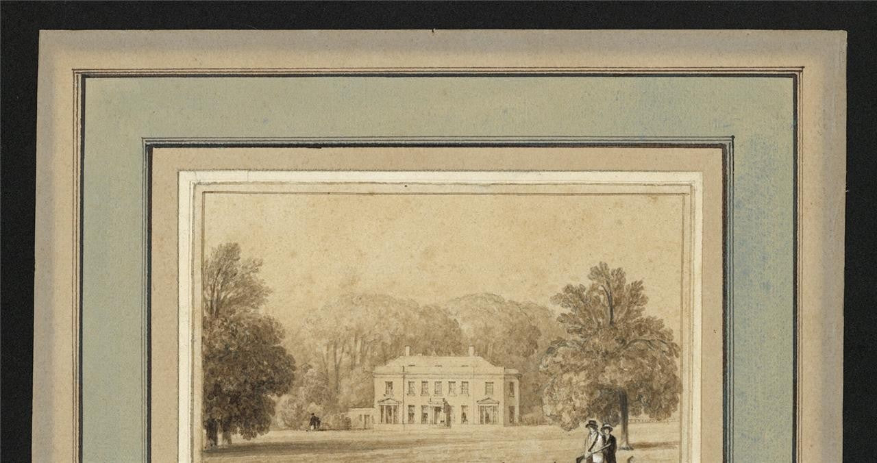 John Preston Neale (1780-1847) Watercolour Painting Sunninghill Park Berkshire4