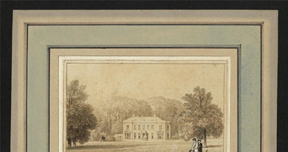 John Preston Neale (1780-1847) Watercolour Painting Sunninghill Park Berkshire4
