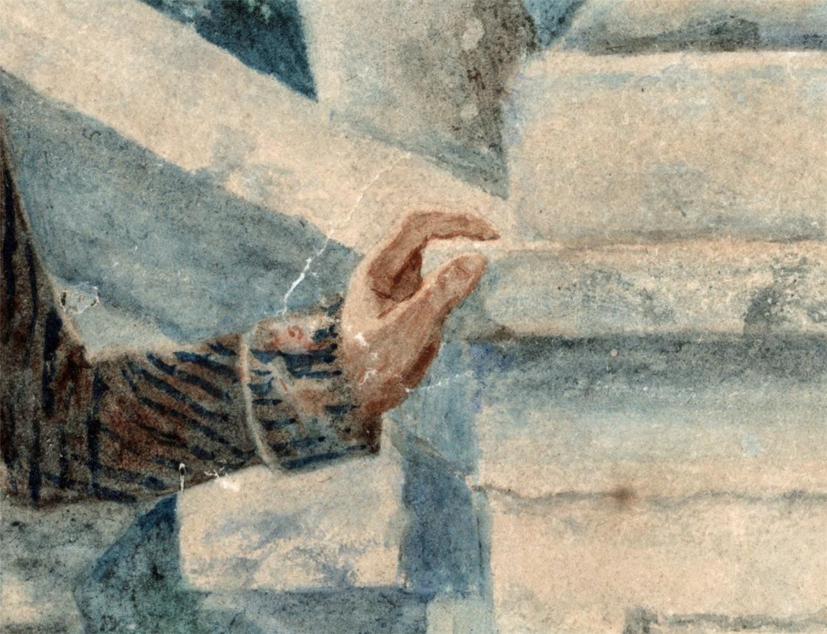 Luigi Maggiorani - Watercolour Painting - Rome / Roma Italy 1875 19th Century3